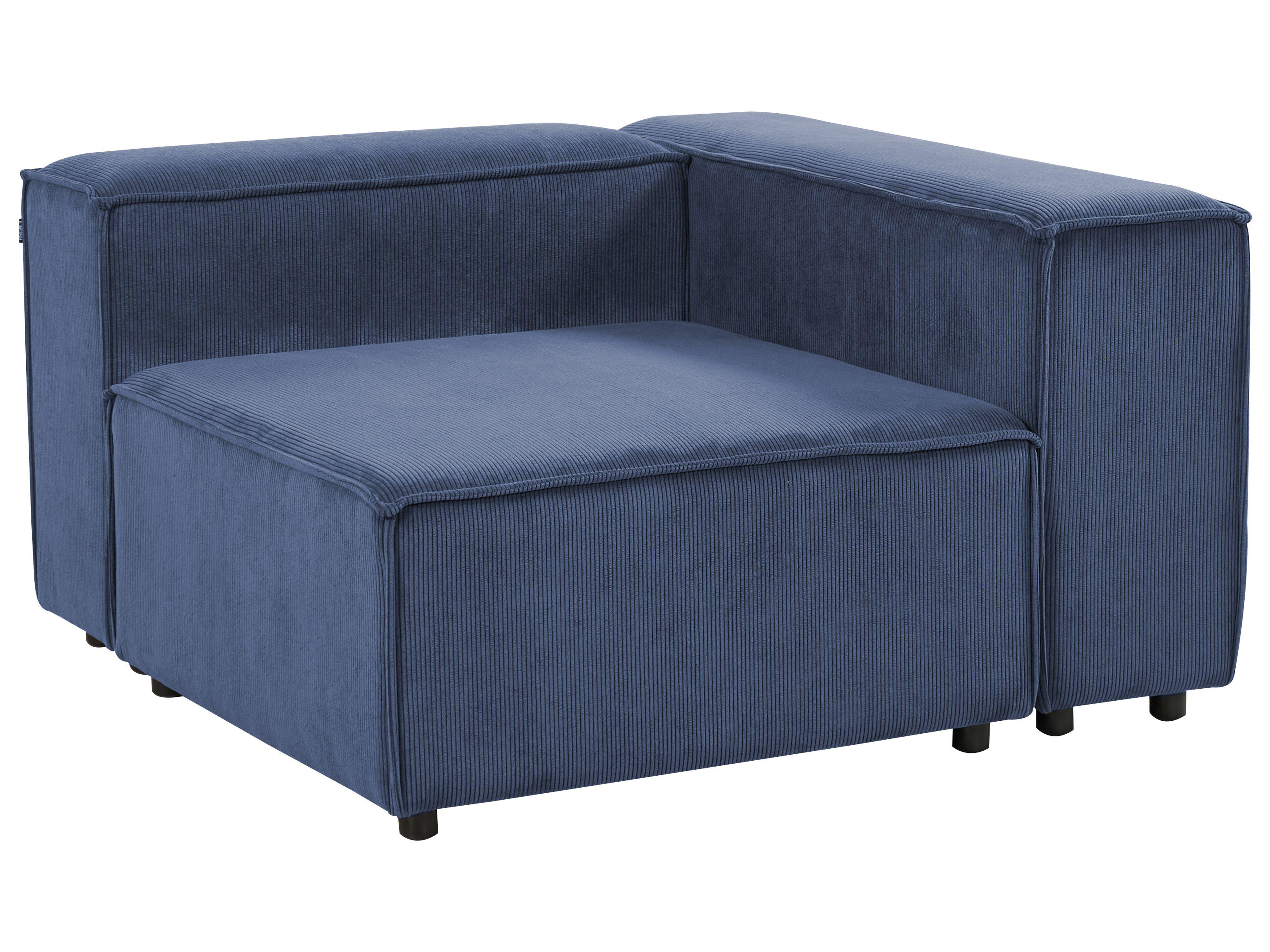 Hoekmodule ARDAL Corduroy Donkerblauw linkszijdig