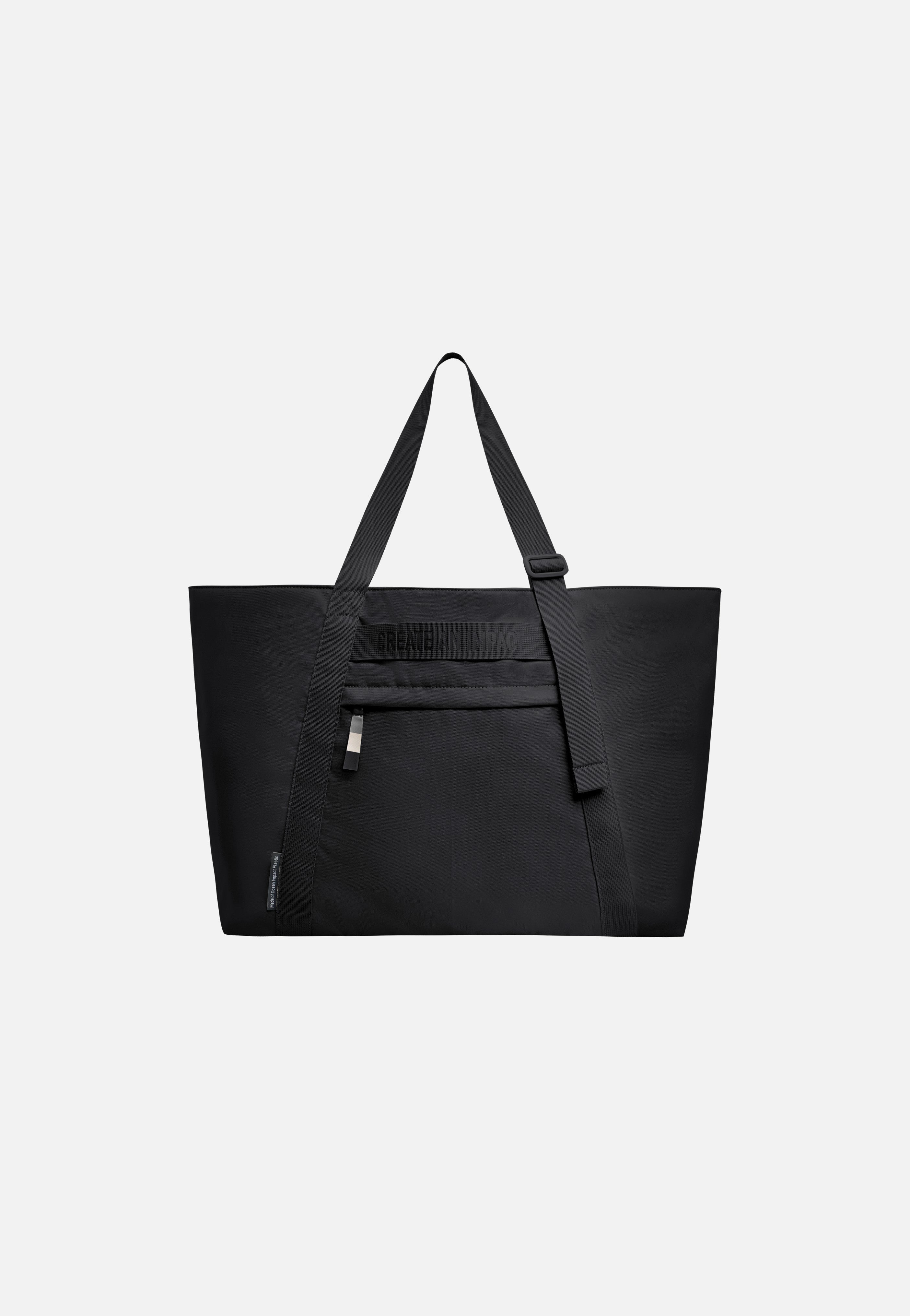 Tote Bag Large Monochrome Black - Shopper