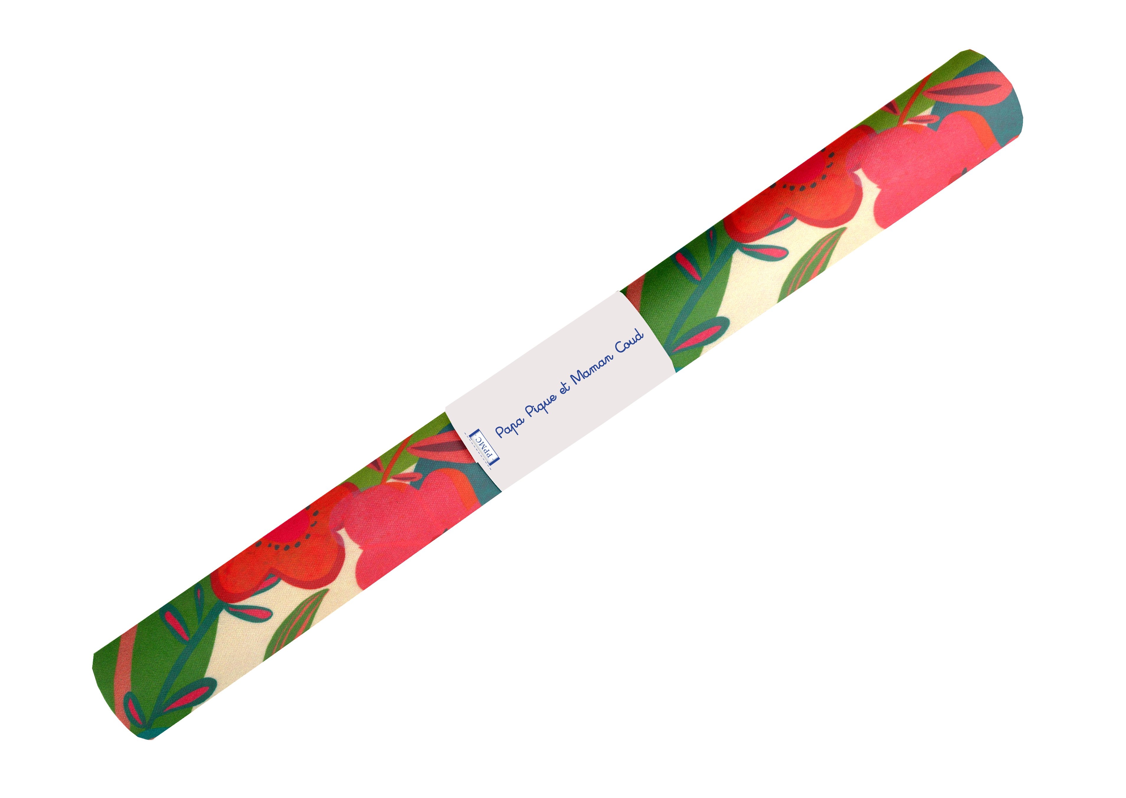 Coupon Tissu Enduit De 35Cm Fleurs Des Iles
