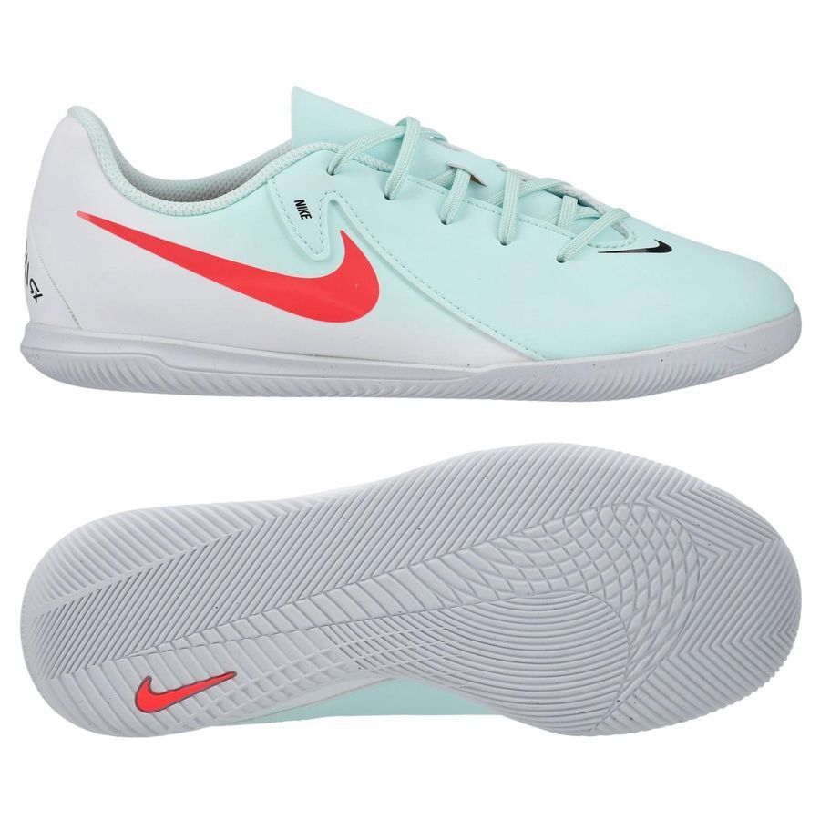 Nike Phantom GX II Club IC Mad Energy - Menthe/Atomic Red/Rouge Enfant