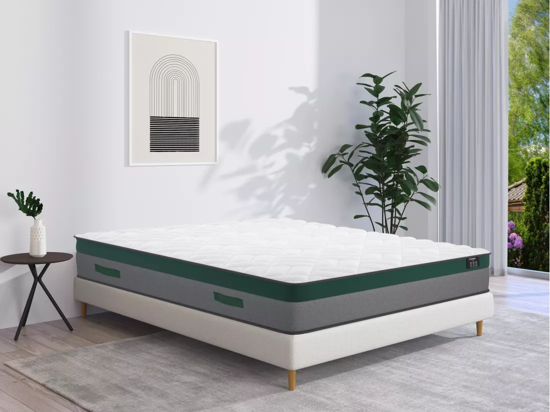 Matelas 160 x 200 cm ressorts ensachés ép.22cm - PRESTIGE de YSMÉE