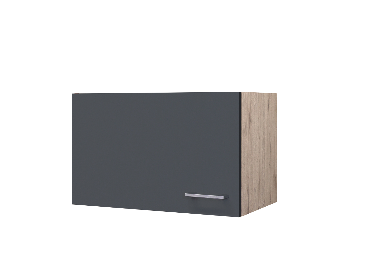 Kurz-Hängeschrank MORENA - San Remo Eiche - Basaltgrau matt - 60 cm