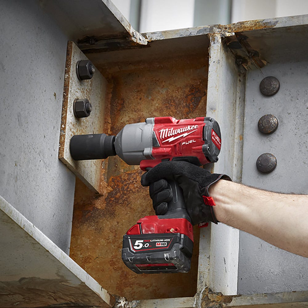 MILWAUKEE 18V Fuel 1/2inch High Torque Impact Wrench with Detent Pin M18FHIWP12-0