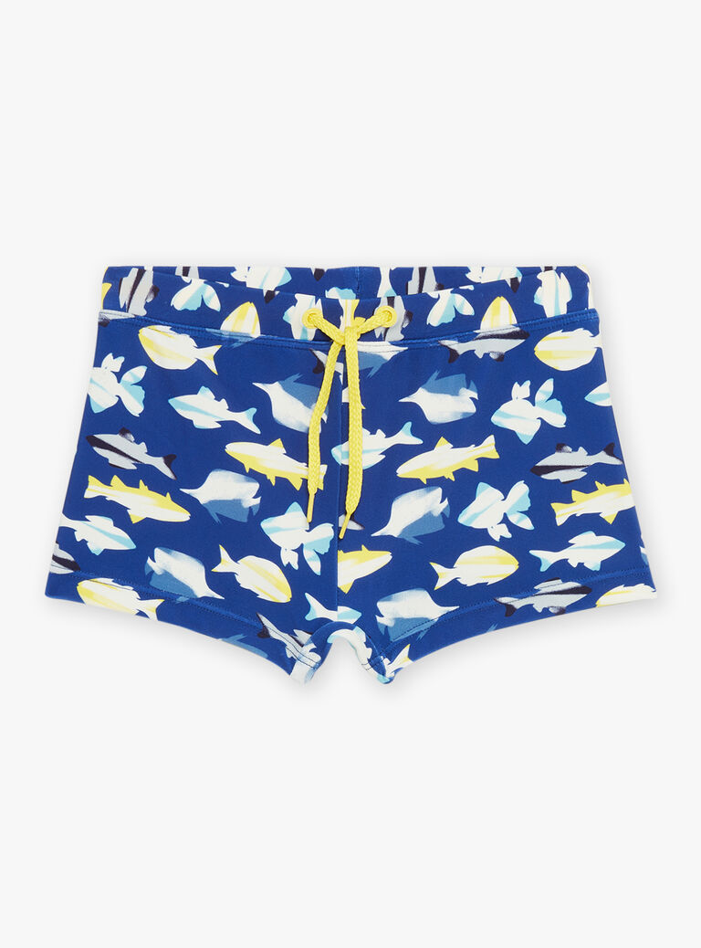 Boxer de bain encre à imprimé requins