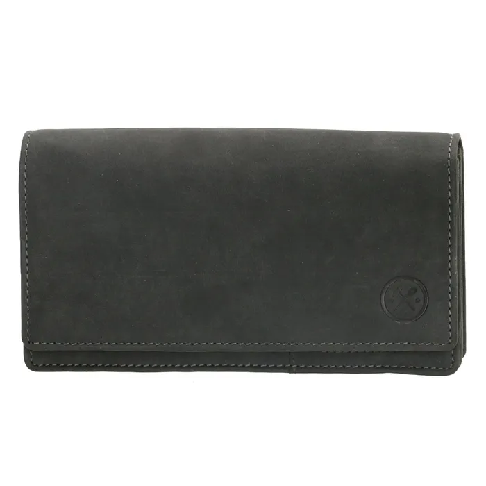 Hide & Stitches Idaho Portemonnee Zwart