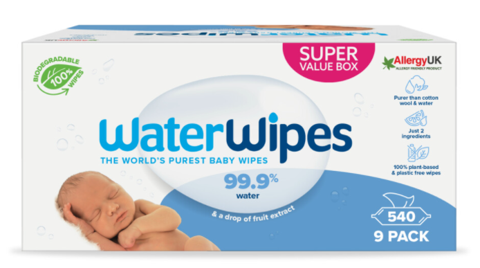 WaterWipes Billendoekjes 540 stuks