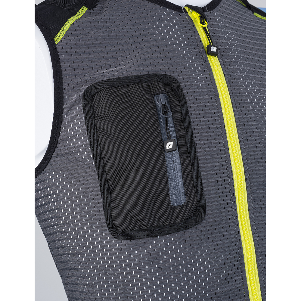 Kenny - Gilet de protection sans manches Tracer Water+ Gris / Jaune