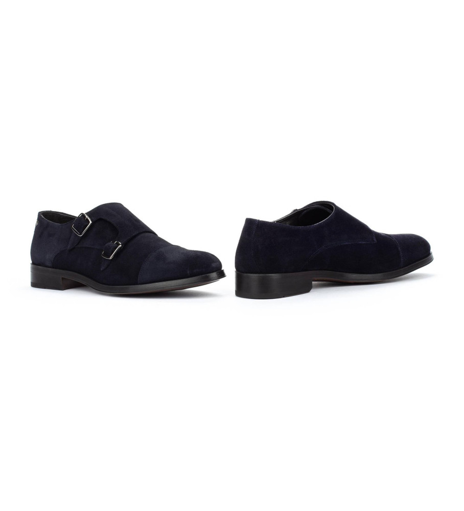 Sapatos Martinelli Empire em couro azul marinho