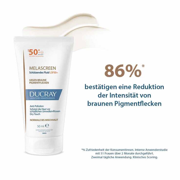 Ducray Melascreen schützendes Fluid SPF 50 + , 50 ml