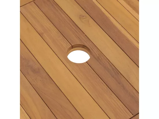 Meuble de salle de bain Bois de teck solide 132x45x75 cm