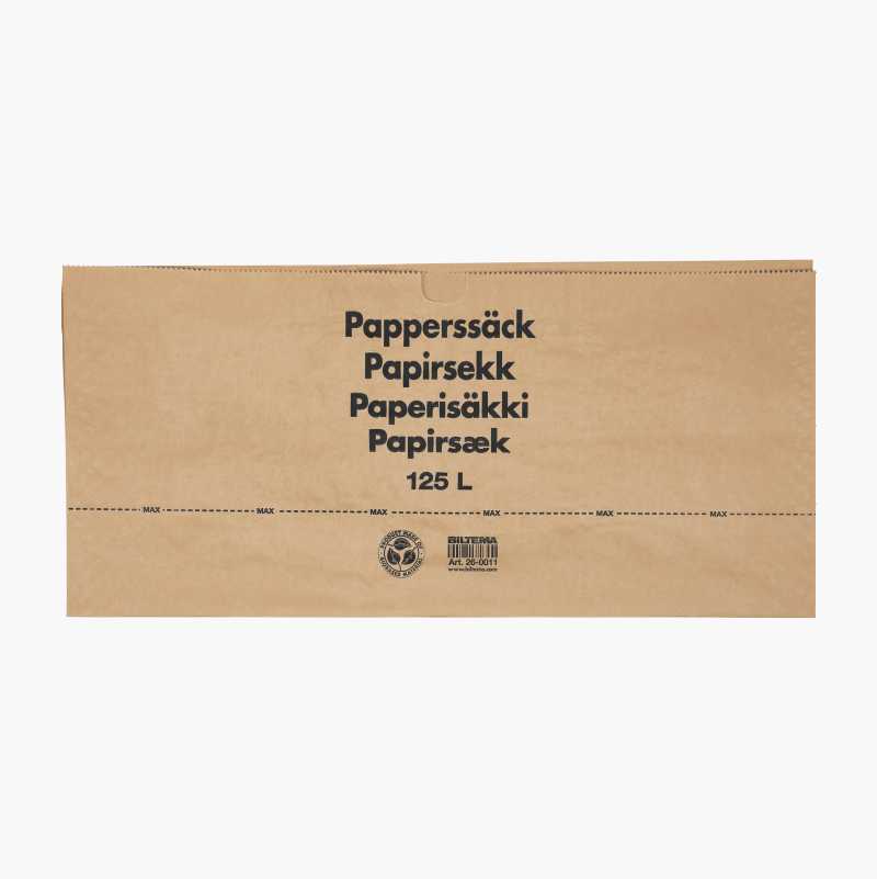 Papirsekk, 125 liter