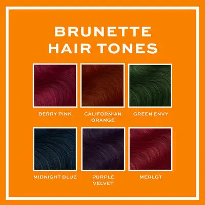 Hair Tones For Brunettes California Orange