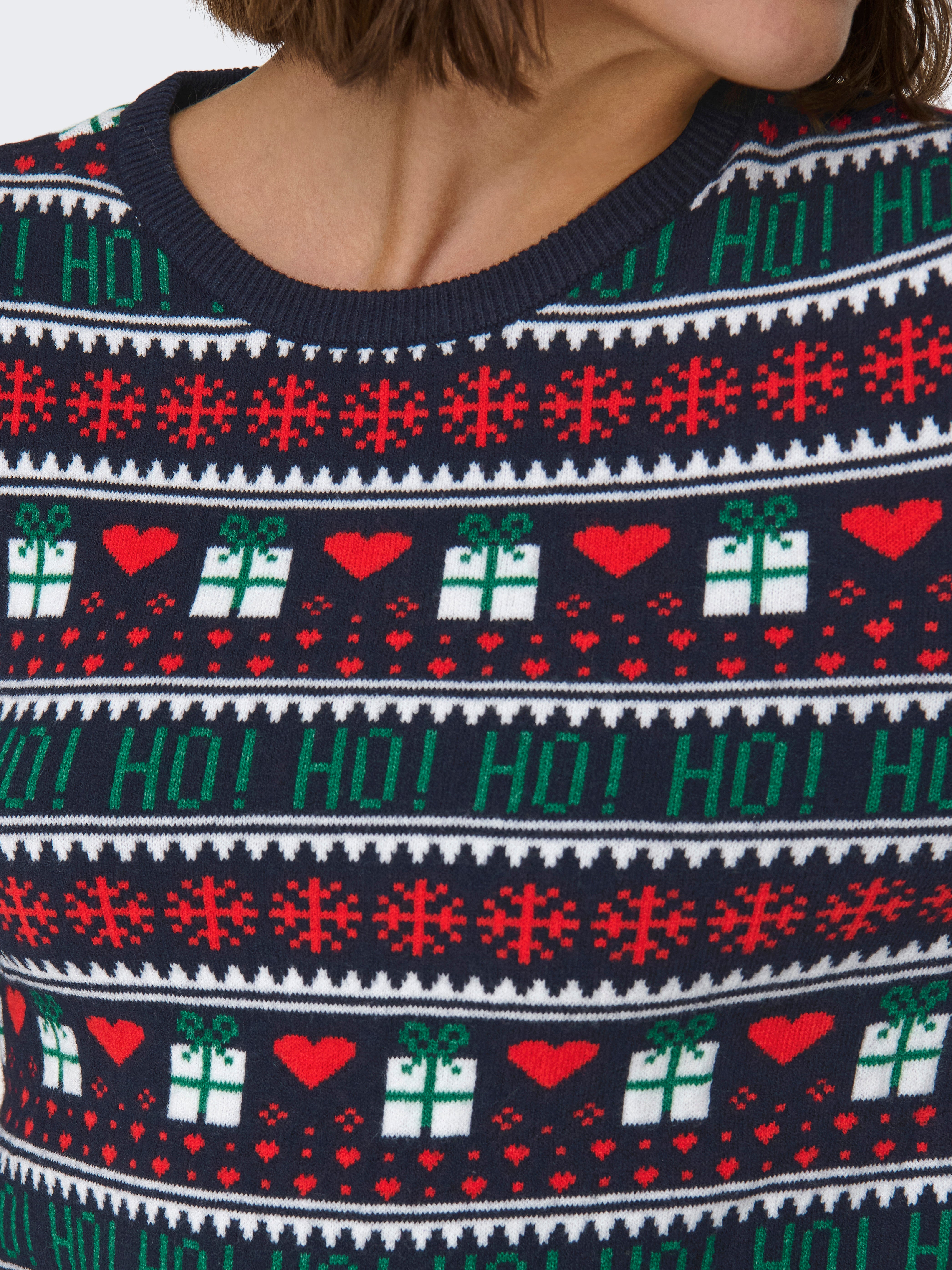 ONLXMAS Strickpullover Night Sky