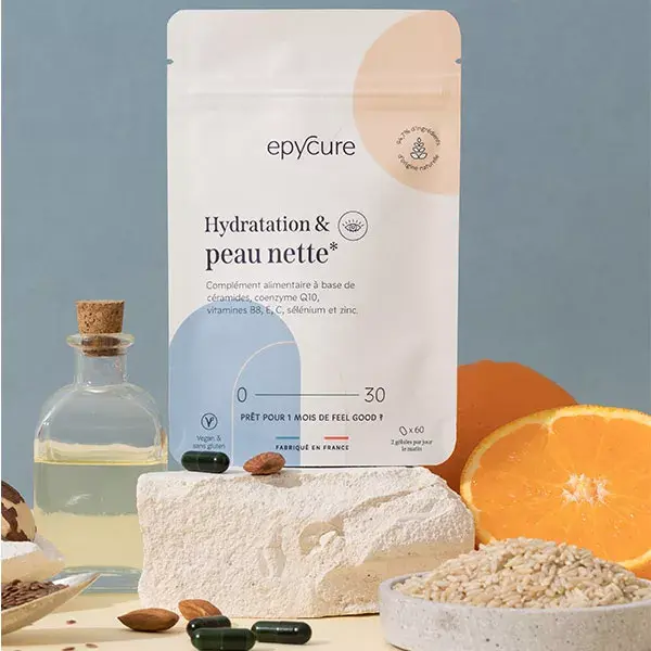 Epycure Peau Cure Peau Repulpée pour une peau hydratée 60 gélules