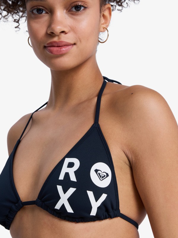 Solid Essentials TS Set Ensemble de bikini Tiki Tri deux pièces Noir Femme