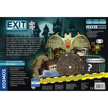 KOSMOS EXIT - Das Spiel + Puzzle: Das dunkle Schloss