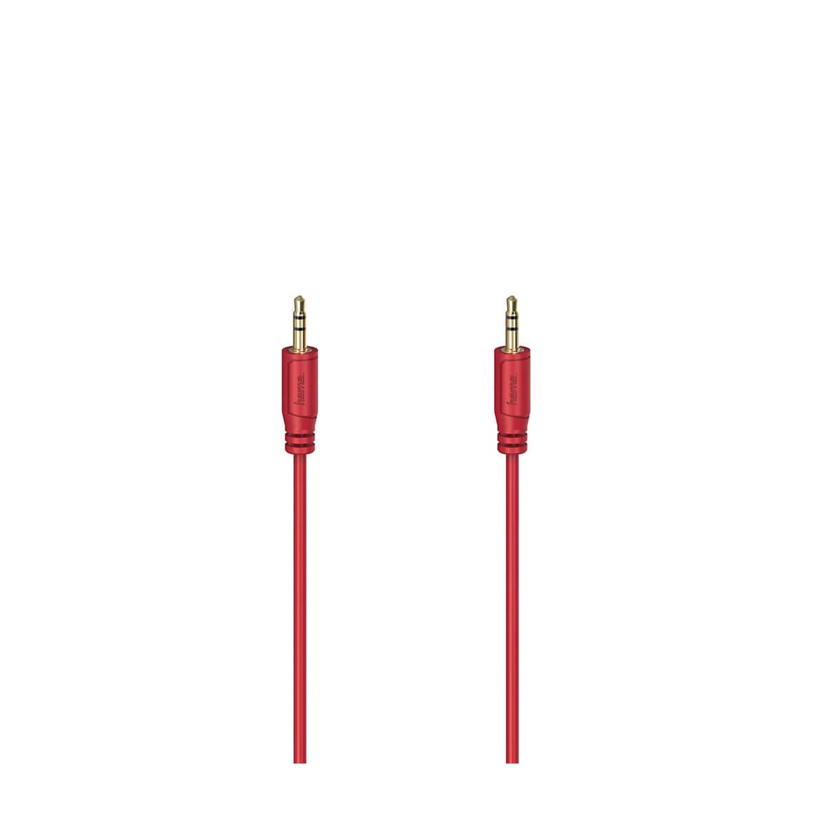 HAMA Lydkabel Flexi-Slim 3,5mm-3,5mm Gull Rød 0,75m