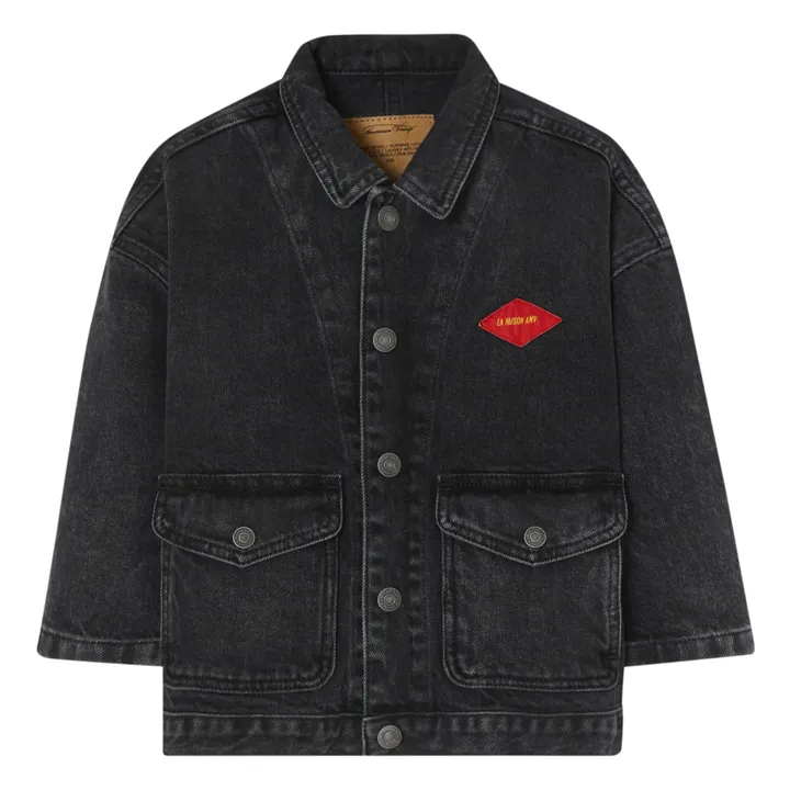 American Vintage Veste Courte Col Chemise  | Noir