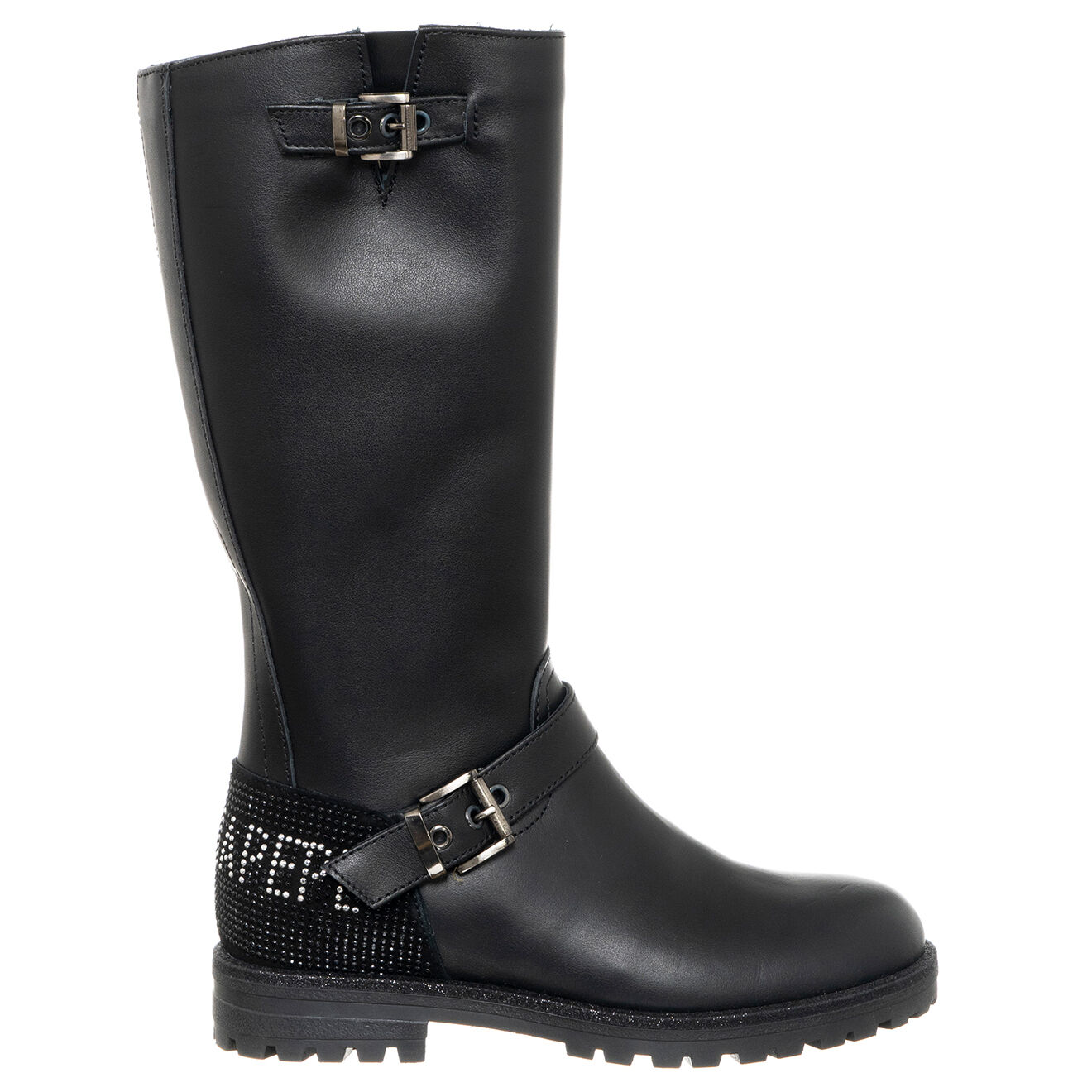 Patrizia Pepe Bottes en Cuir Louane noires