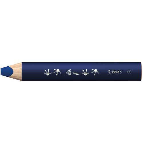 BiC® Kids Multi-Surface Farbstifte – 12er-Set Blau