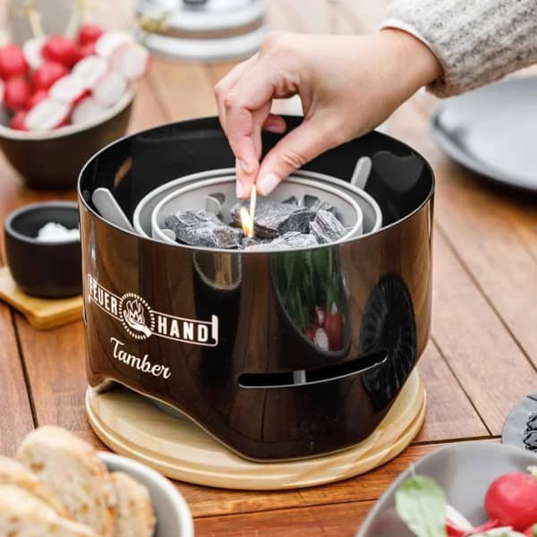 Réchaud à gaz randonnée FEUERHAND CHARBON POUR BARBECUE DE TABLE 1KG CHARCOAL