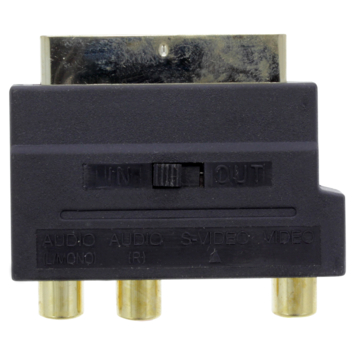 Q-Link scart adapter/schakelaar scart/3XRCA/SVHS