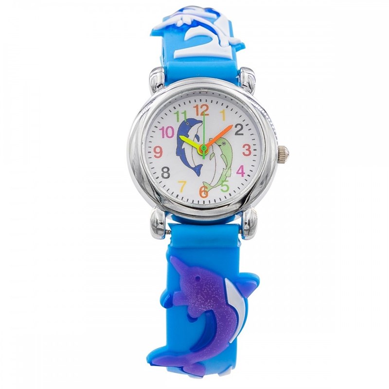 Montre Unisexe CHTIME bracelet Silicone Bleu