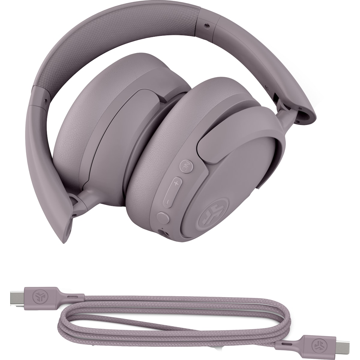 JLab JBuds Lux ANC trådløse around-ear hodetelefoner (mauve)