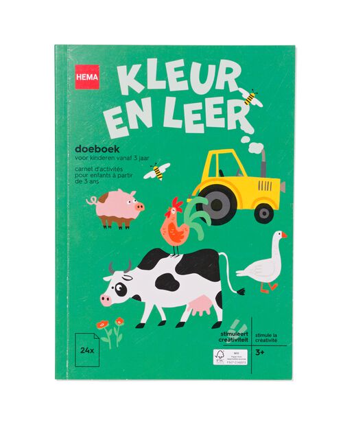 livre à colorier et dactivité 3+