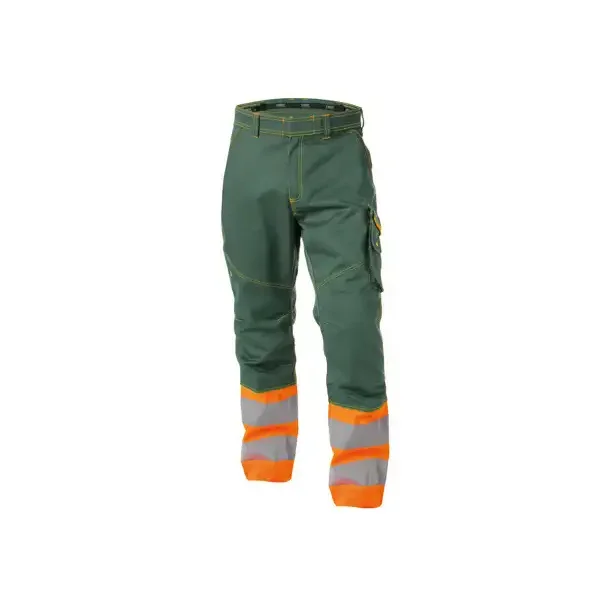 DASSY ® PHOENIX (200810) ARBEJDSBUKSER MED HØJ SYNLIGHED grøn og orange