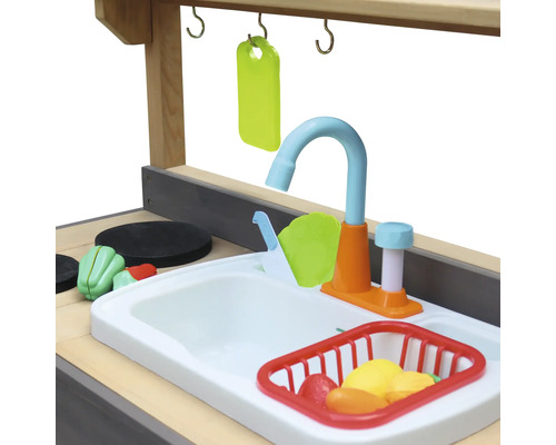 Zand- en waterspeelkeuken, middelgrijs
