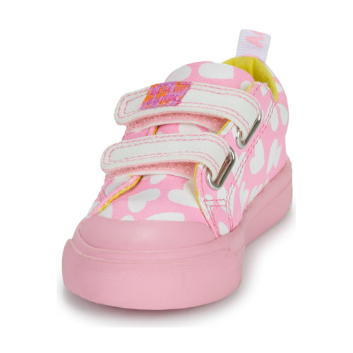 Agatha Ruiz de la Prada - ZAPATO LONA CORAZONES - Rose / Blanc