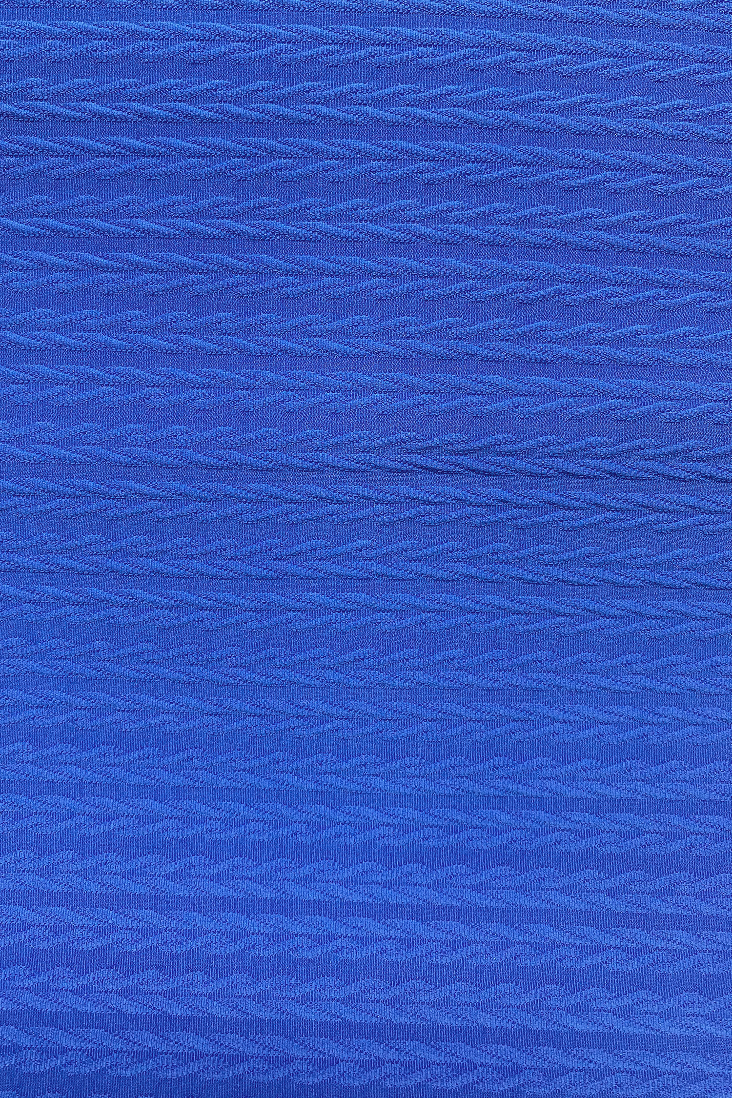 Bikini torsadé et bas taille haute à bande bleu