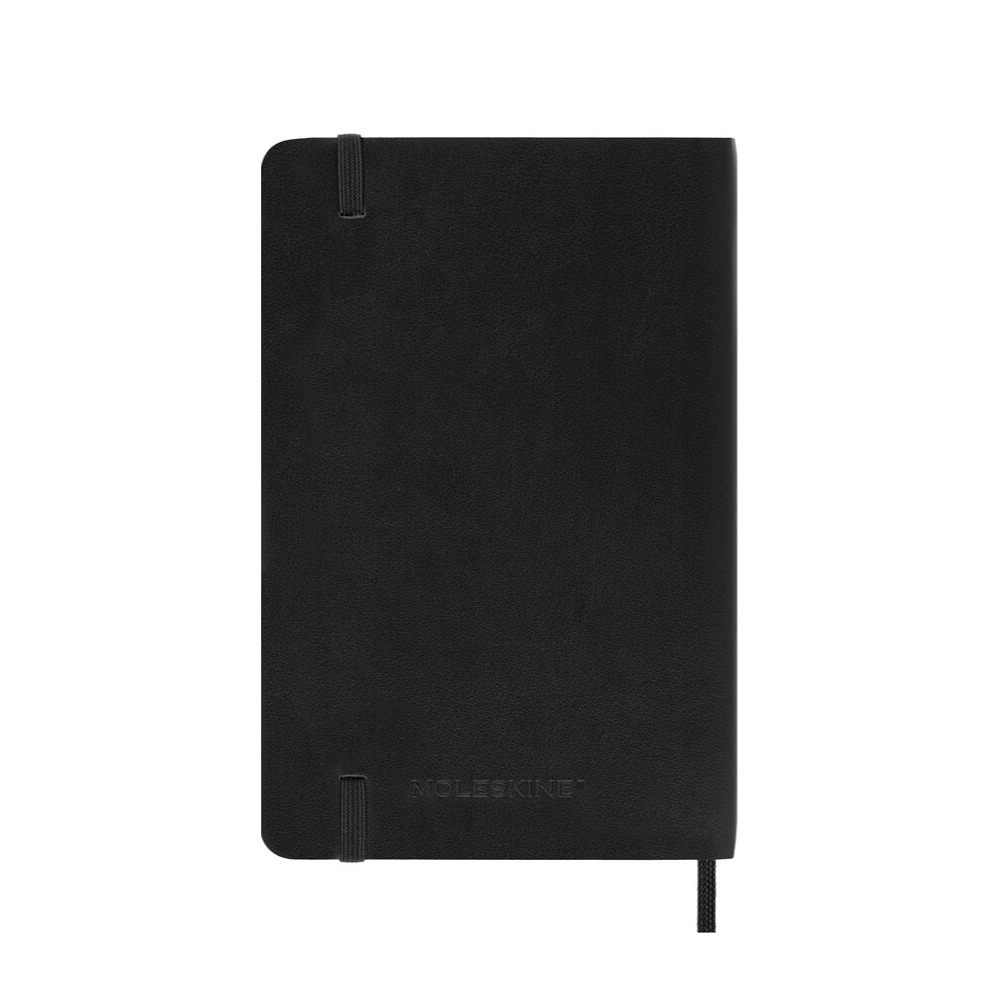 (1W/2S) 9x14cm Soft Cover Weekly Schüleragenda Zeitplanungssystem Wochenkalender 2025-2026 (8056999270704) - Schwarz