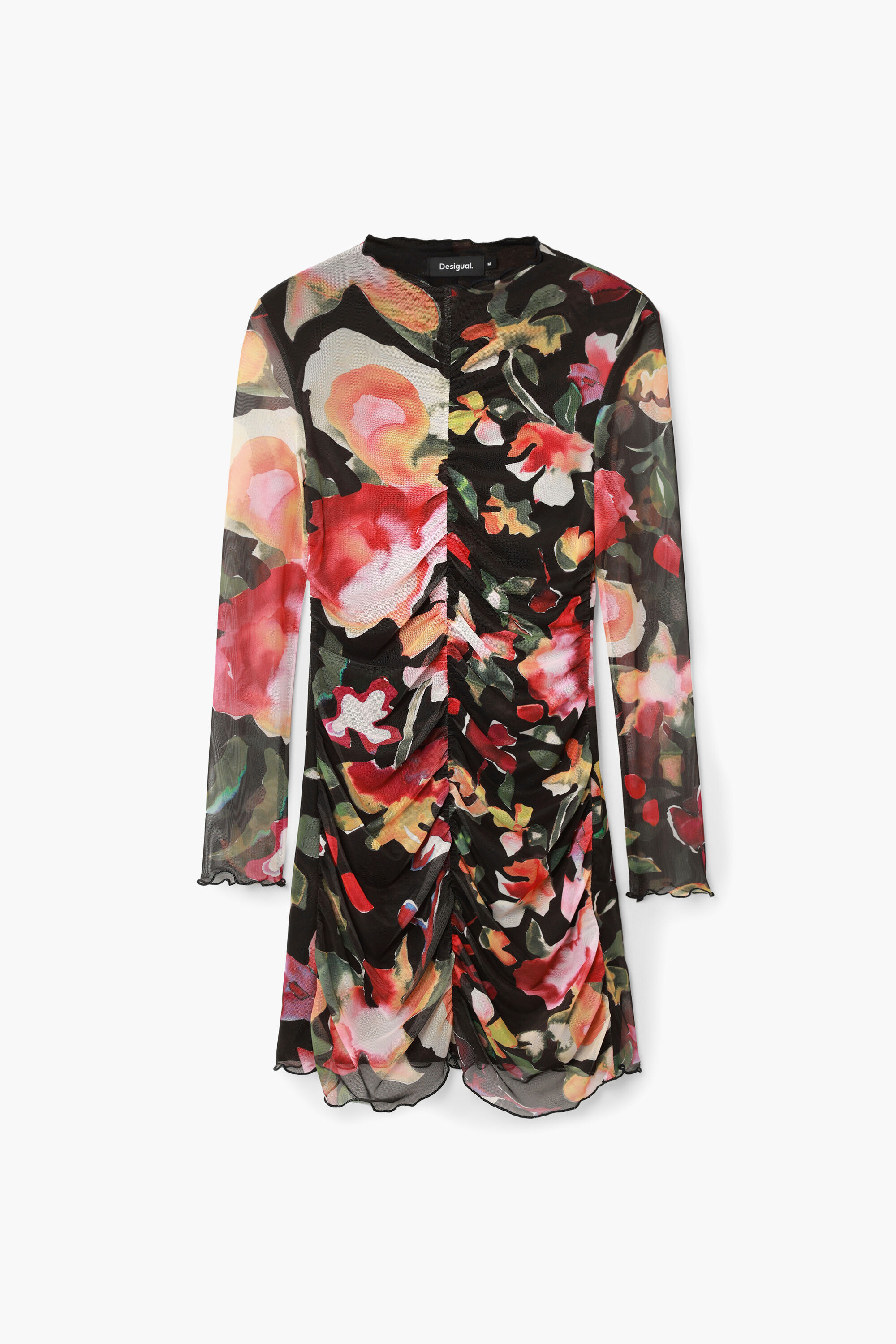 Vestido curto floral