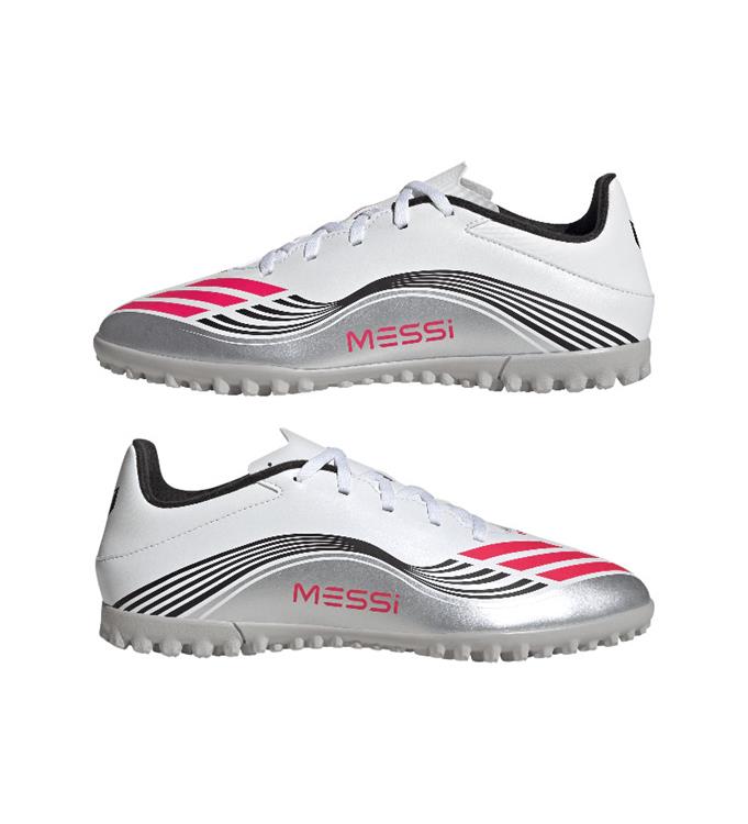 adidas F50 MESSI CLUB TF JP7445 FTWWHT-LUCRED-SILVMT