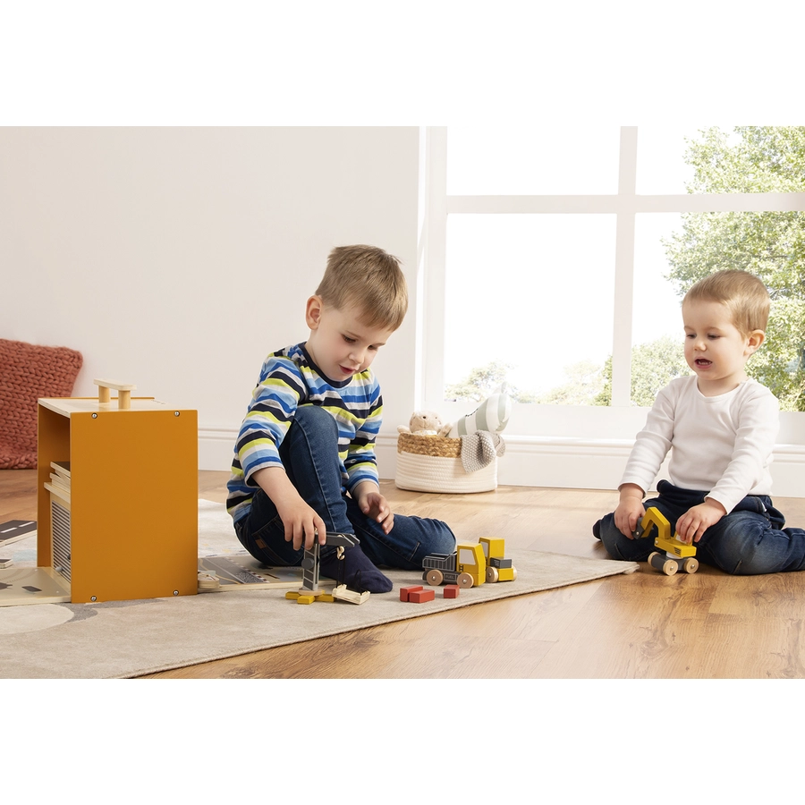 Pinolino Spielwelt 'Baustelle Gustav' mit Zubehör