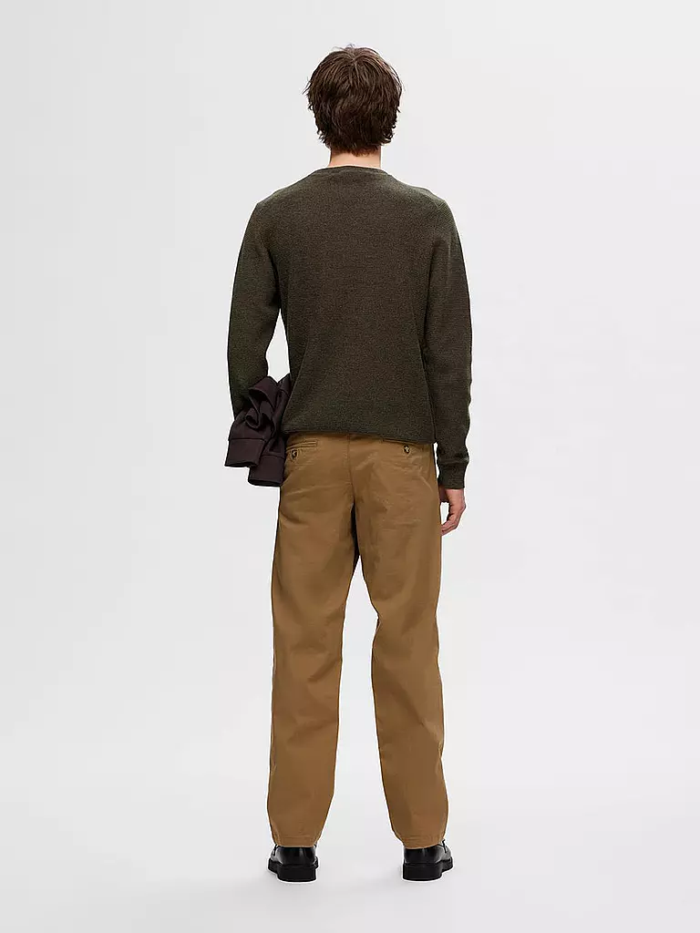 SELECTED Pullover SLHROSS olive