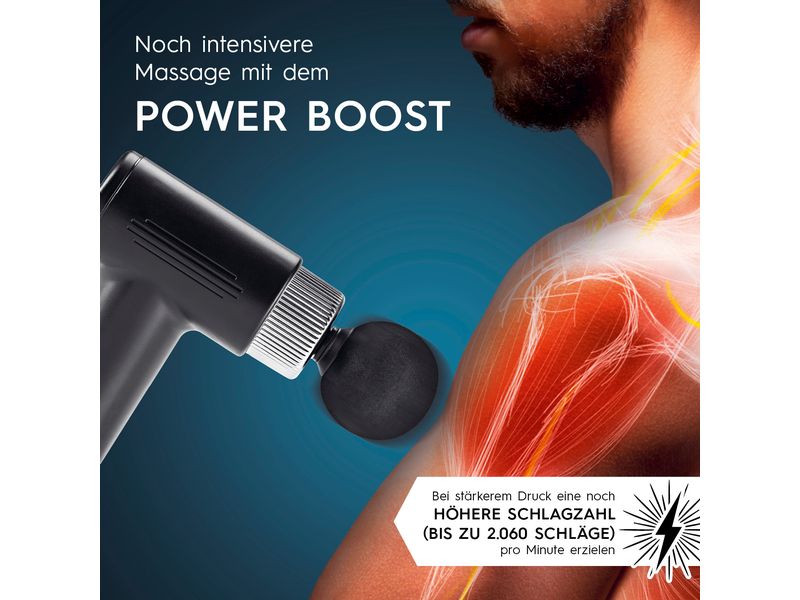 VITALmaxx Massage Pistole Mini-Gun 5-teilig Mini Massage-Gun