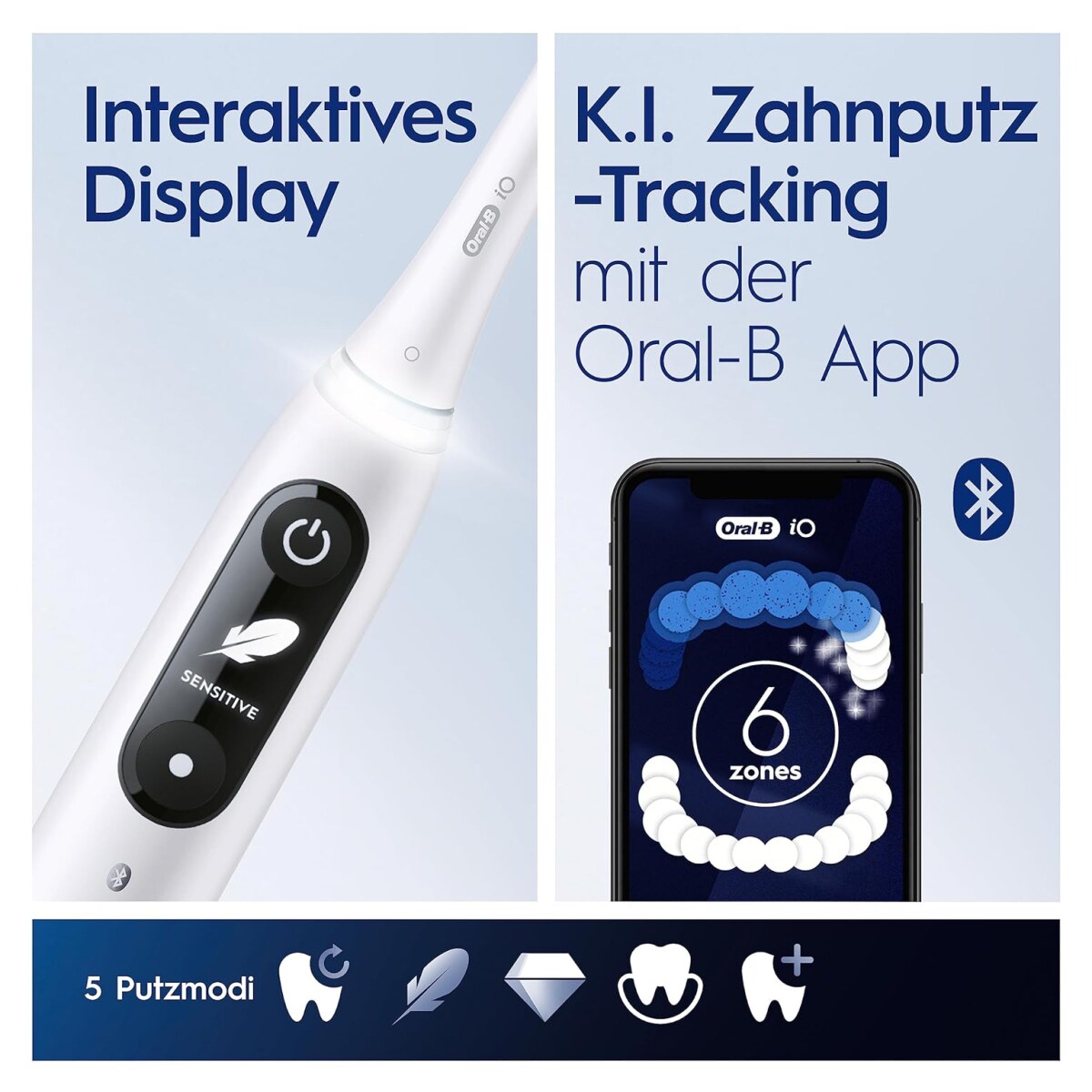 Oral-B Center OxyJet Reinigungssys. Munddusche+iO6