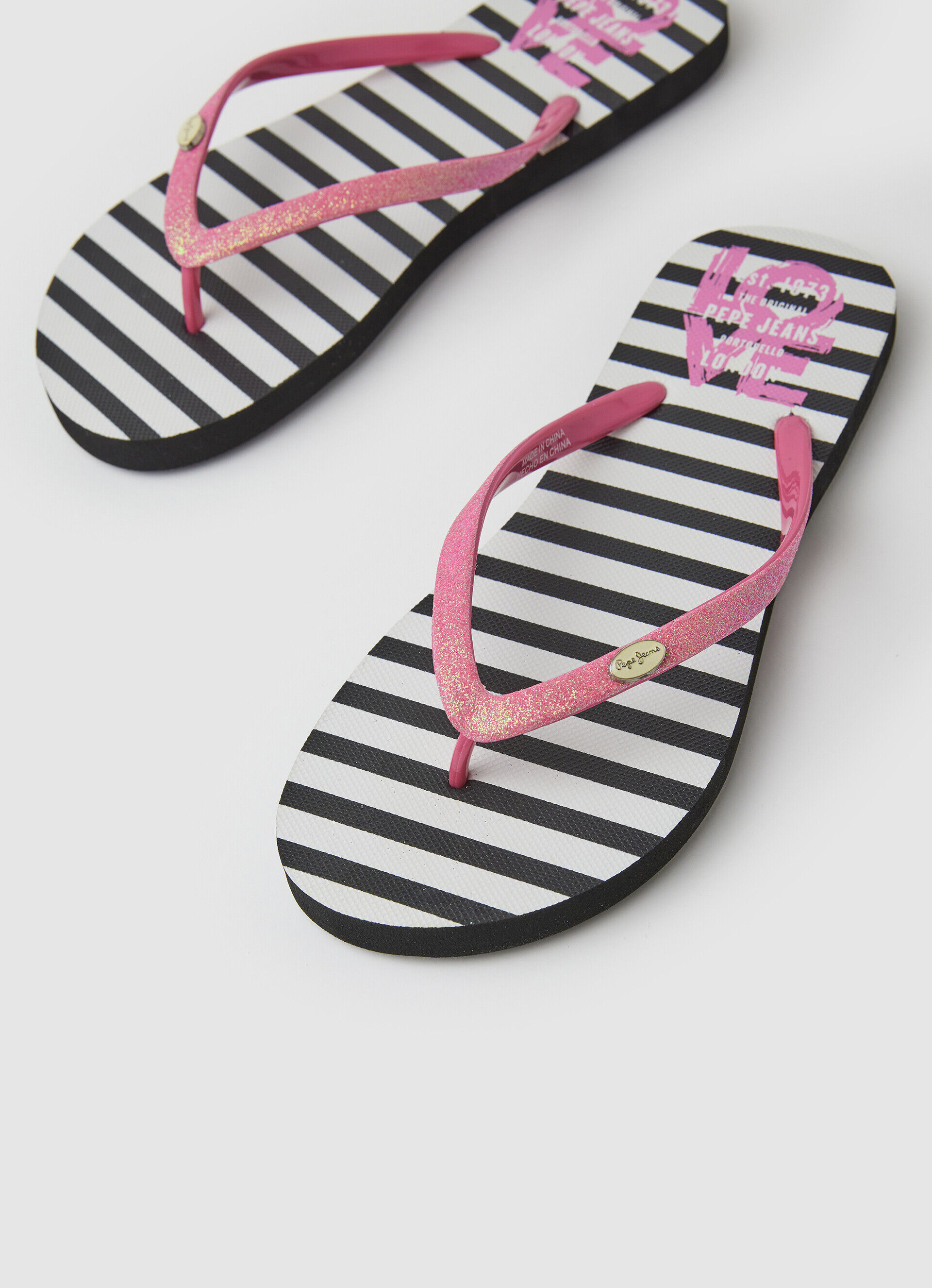 Chinelo de praia RAKE LOVE - preto