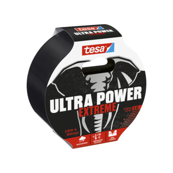 Tesa Ultra Power Extreme Repair ducttape zwart 50 mm x 10 m