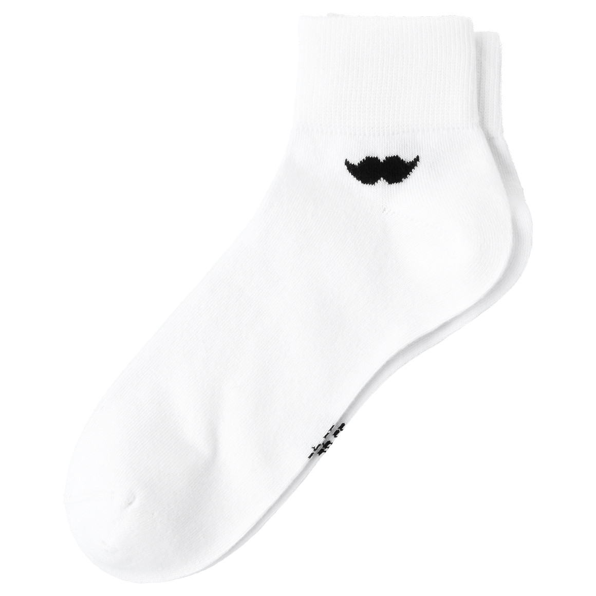 VanVaan 3 Paar Herren Sneaker-Socken knöchelhoch weiss