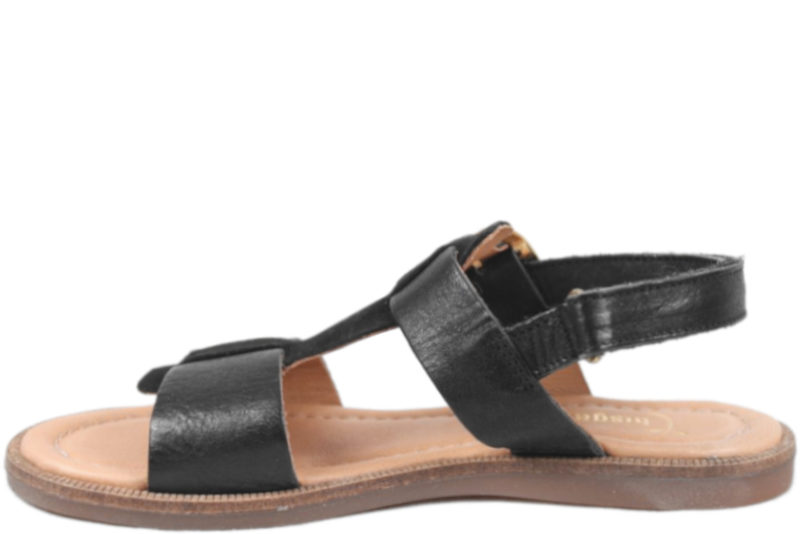 BISGAARD AVERY SORT GLAT SKINDSANDAL