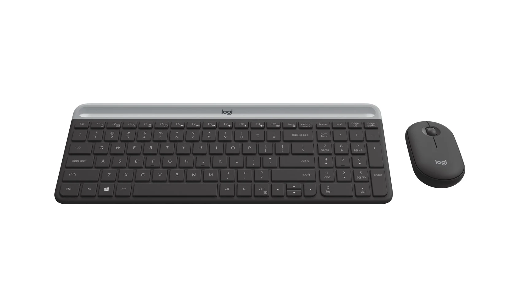 LOGITECH Slim trådløst keyboard og mus sæt MK470 NORDIC