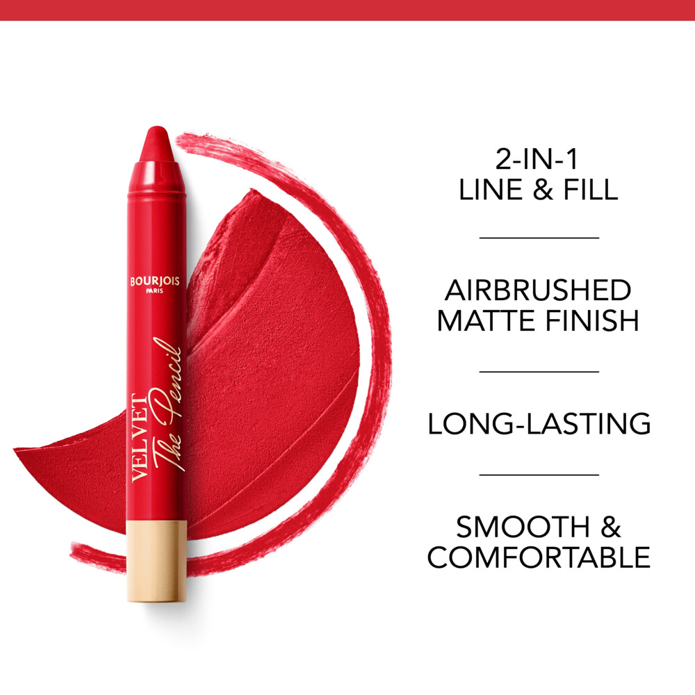 Bourjois Velvet The Pencil Lipstick Es-carmin 71.8 gr