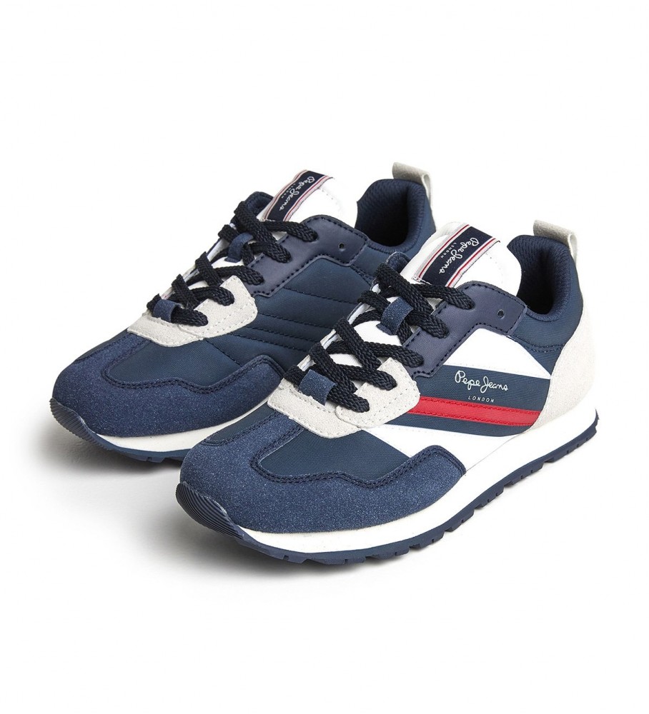 Tênis Pepe Jeans Foster Print B Azul Marinho