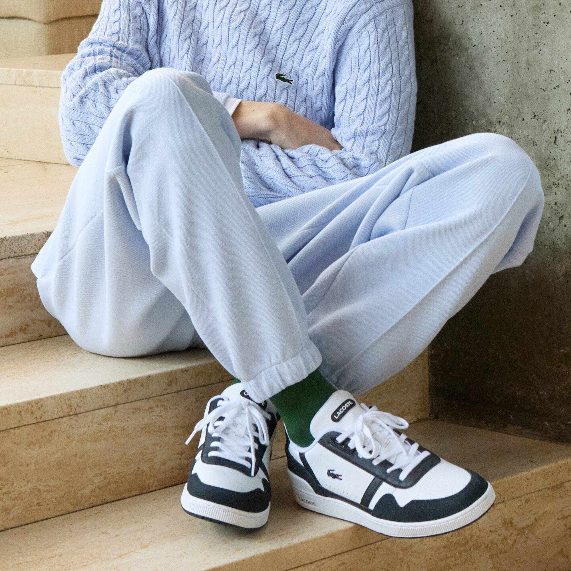 Herren-Sneakers T-CLIP aus Leder mit Logo Sneakers - Weiss - Lacoste - Herren