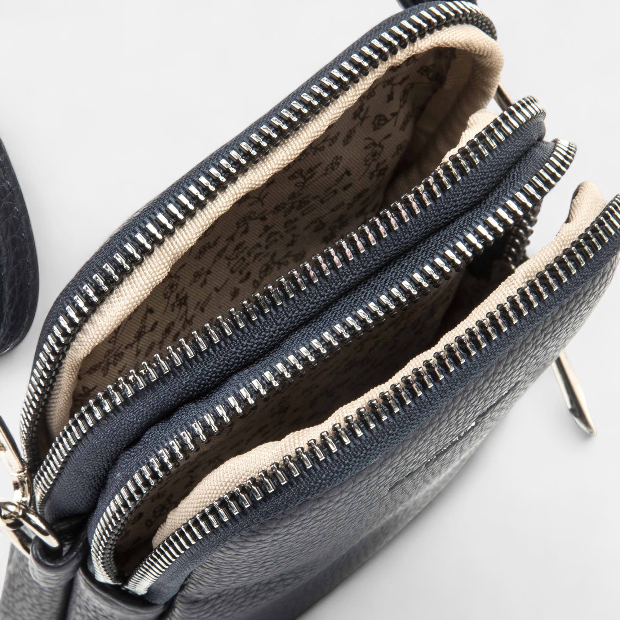 Pochette pour téléphone bleu