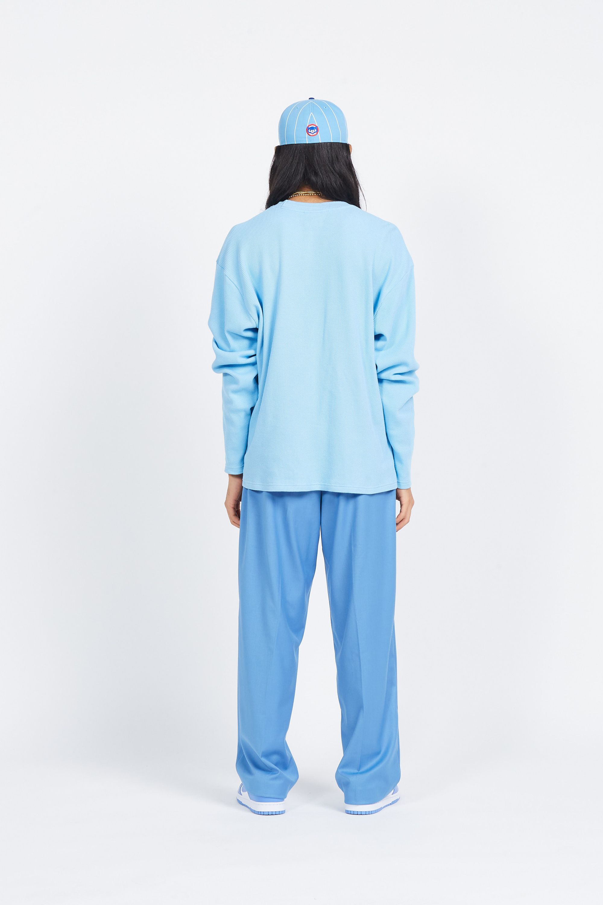 WALK IN PARIS Pantalon Le pantalon de costume bleu ciel Bleu